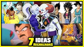 7 IDEAS RECHAZADAS POR AKIRA TORIYAMA PARA DB | DRAGON BALL SUPER | EL VERDADERO SSJ DIOS | ANZU361