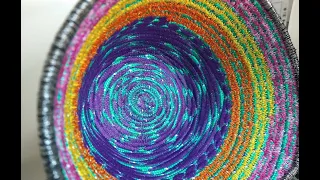 Rope Bowl  Art - Refreshing Candy Colors.