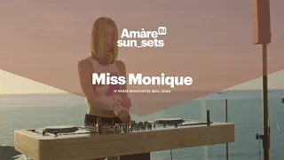 Miss Monique - Live @ Amàre Beach Hotel Ibiza (2022) [Progressive House / Melodic Techno DJ Mix] 4K
