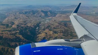 Windy and firm San Francisco landing - United Airlines - Airbus A321 NEO (Brand new!)