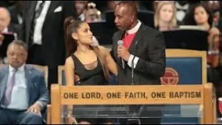 Bishop Charles Ellis Gropes Ariana Grande At Aretha Franklin's Funeral! (Hold My Mule News)