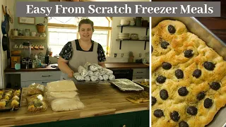 Easy Freezer Meals From Scratch | Monthly Meal Prep