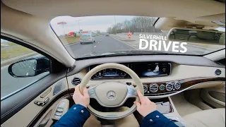 2014 Mercedes S 500 L 4-Matic - walkaround and POV drive + accelerations [4K]