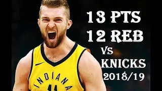 Domantas Sabonis 13 Pts 12 Reb New York Knicks vs Indiana Pacers