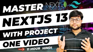 🛑Master NEXTJS 13 with Project in one video | Hindi