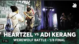 HEARTZEL vs ADI KERANG | Werewolf Beatbox Championship 2018 |. 1/8 Final