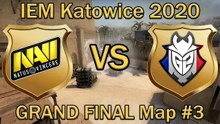 НОЖ и ЭЙС от НАВИ в ФИНАЛЕ | Navi vs G2 Grand Final Map #3 bo5 Mirage | IEM Katowice 2020