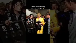 Michael Jackson Meeting Princess Diana Tiktok mj.supremacy #Shorts