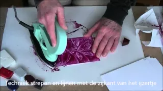 Basistechnieken met Encaustic ijzertje