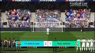PES 2018 | El Clasico | FC BARCELONA vs REAL MADRID | Penalty Shootout | Gameplay PC