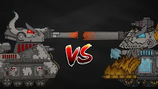 Leviathan vs Executioner-Cartoon about tanks