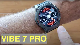 ZEBLAZE VIBE 7 PRO BT Calling AMOLED Always-On Display 3ATM BT5 Fitness Smartwatch: Unbox & 1st Look