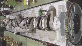 Process Large Crankshaft Processing Amazing, Most Satisfying Production Processes On Another Level