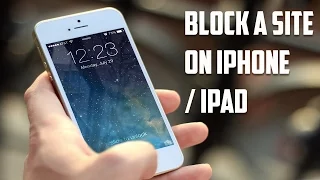 How to block a website on iPhone/ iPad