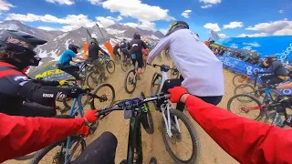 Racing 200 Riders in CRAZY Downhill Race: Can I Win?
