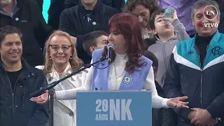 Cristina Kirchner: “Si no dejamos el programa del FMI, va a ser imposible pagar”