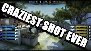 IS THIS THE CRAZIEST SHOT IN CSGO HISTORY ??