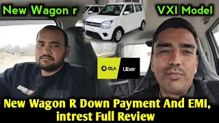 New Wagon R Down Payment And EMI, intrest Full Review || Ola Uber Driver Earning || #drivers #ola