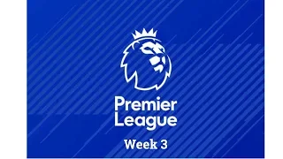 Premier League 2019-20 Week 3 Predictions