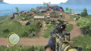 Far Cry 3 - Undetected takeover of Communication center in 2 minutes, all takedowns