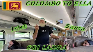 🇱🇰 Irish🇮🇪Santa🎅🏻Sings  "Raglan Road by the Dubliners"🍀In The Train🚂From Colombo To Ella Sri Lanka