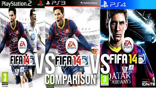 FIFA 14 PS2 Vs PS3 Vs PS4