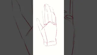 Webtoon Hands drawing Tutorial 1 |  Manhwa style | Anime drawing  | #mangaPractice #sketch #shorts