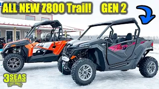 ALL NEW 2023 Gen2 CFMoto ZForce 800 Trail : In Depth Buyers Guide : New VS Old