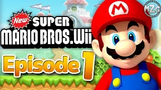 New Super Mario Bros. Wii Gameplay Walkthrough - Episode 1 - World 1! (Nintendo Wii)