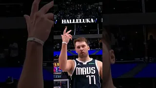 MR.CLUTCH Luka Doncic hits a ONE HANDED 3 in CRUNCH TIME!🥶🥶