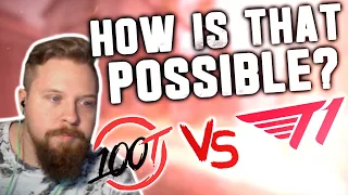 THE GREATEST PRO MATCH OF THIS YEAR!!! (100T VS T1 FIRST STRIKE HIGHLIGHTS)