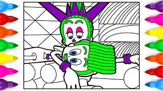 Trolls Band Together Velvet and Veneer Interview Coloring Pages