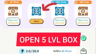 #STEPN МОЙ 1Й 5 LVL BOX / В КОПИЛКУ 9Й 🎊