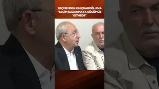 Seçmenden Kılıçdaroğlu’na: "Seçim kazanmaya gücümüz yetmedi!"