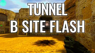 CS 1.6 - This is How You Flash the B Site From Tunnel!