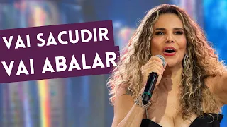 "Vai Sacudir, Vai Abalar": Márcia Freire canta sucesso no Faustão