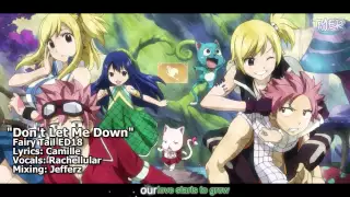 [TYER] English Fairy Tail ED18 - "Don't Let Me Down" [feat. Rachellular]
