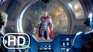 Thor Saves Iron Man & Captain America In Space Scene 4K ULTRA HD - Marvel's Avengers