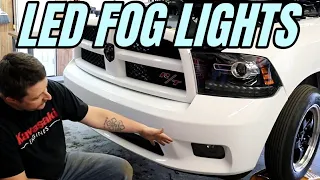 LED Fog Lights For Your Ram Truck From BICYACO Full Install