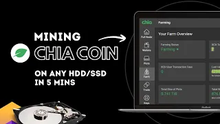 Get Started with Mining Chia Coin Using SSD/HDD in 5mins