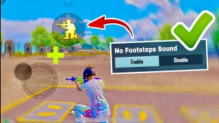 New Illegal No Footsteps Sound Movement Tricks✅❌| PUBG MOBILE / BGMI 2023 (Tips and Tricks)