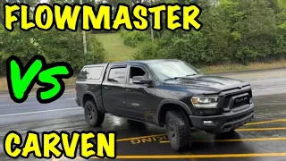 RAM 5.7L HEMI V8: FLOWMASTER Vs CARVEN!