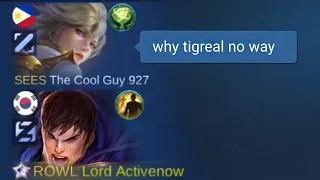 THEY DON'T TRUST MY TIGREAL ON HIGHRANK l TOP GLOBAL TIGREAL l MLBB