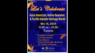 Asian American, Native Hawaiian, and Pacific Islander Heritage Month event, 2024