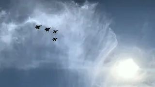 Texas A&M vs Bama FlyOver 09072023