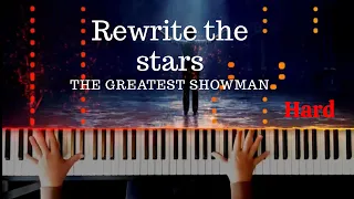 🎹Rewrite the Stars piano hard!!!🎶 / The Greatest Showman🎹