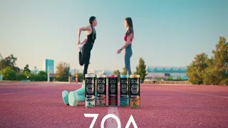 NEW ZOA Energy Drink 12oz Slim Cans!