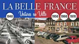 LA BELLE FRANCE - Voitures anciennes en Ville - Années 1950 - 1960 - 1970 -