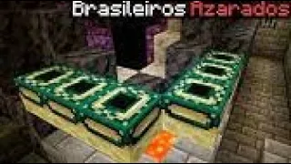 Youtuber brasileiros tendo azar no Minecraft