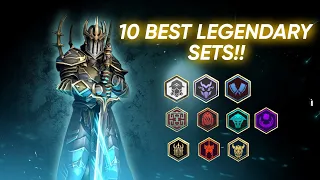 Shadow Fight 3•Top 10 Best Legendary Sets Vs King Of The Legion!!🔥